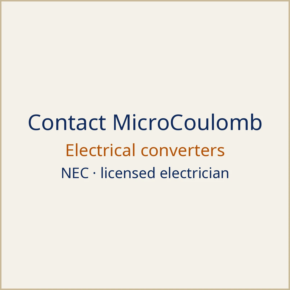 Contact MicroCoulomb: illustration 2